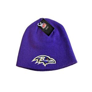 Baltimore Ravens NFL Team Apparel Knit Hat Beanie Purple